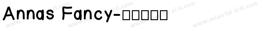 Annas Fancy字体转换